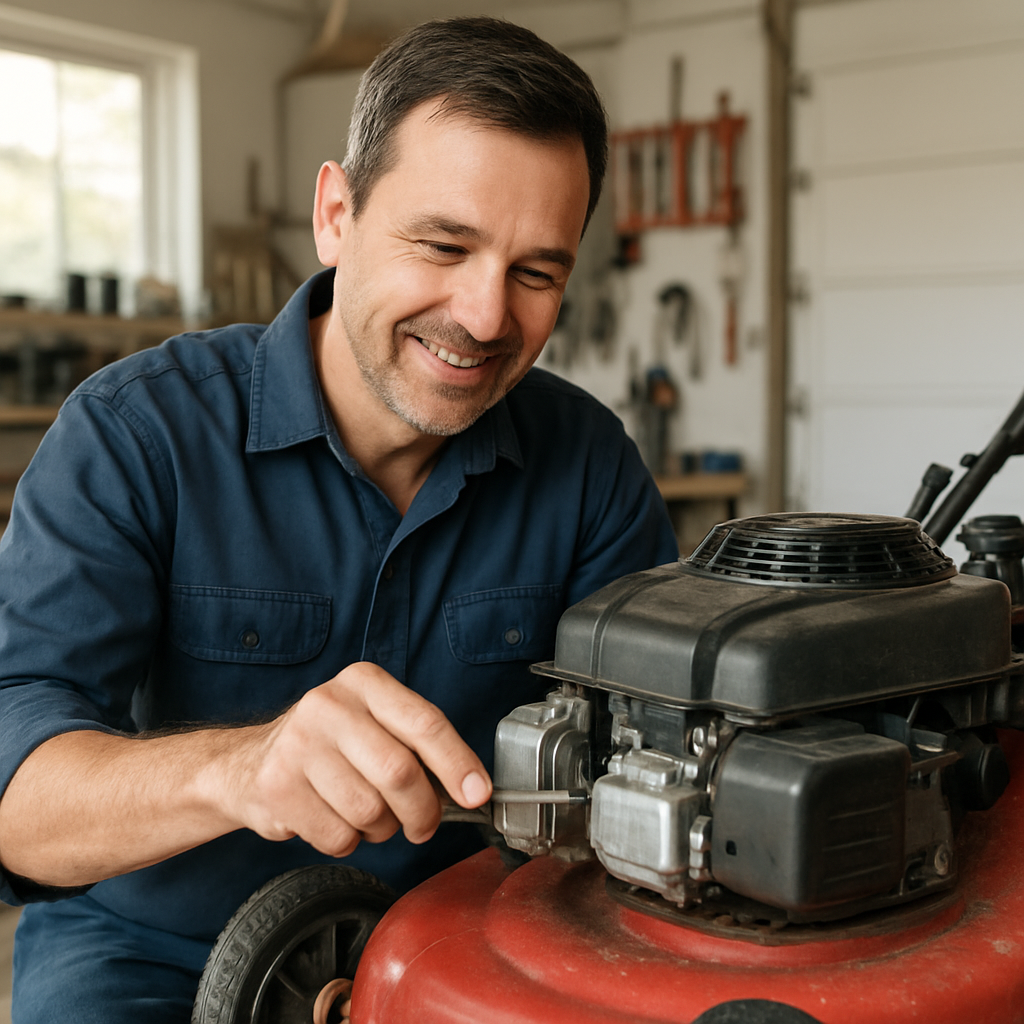 Repair professional at work